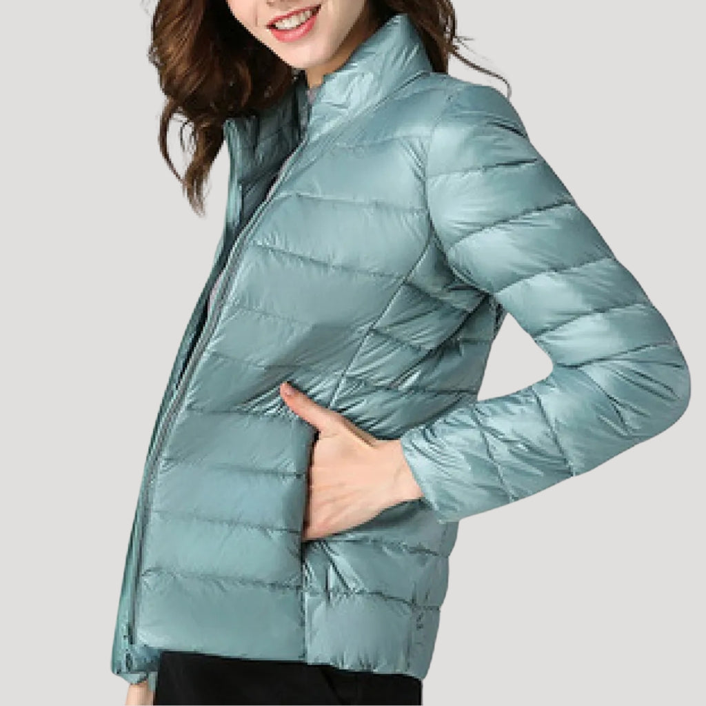 Women’s Lightweight Puffer Jacket Zip Up Quilted Coat