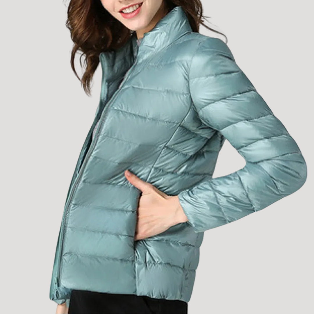 Women’s Lightweight Puffer Jacket Zip Up Quilted Coat
