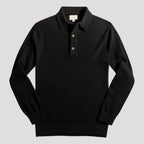Men’s Polo Sweater Long Sleeve Knit Collar Smart Casual