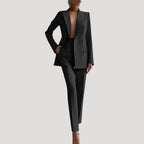 Women’s Blazer And Pants Matching Suit Two Piece Set