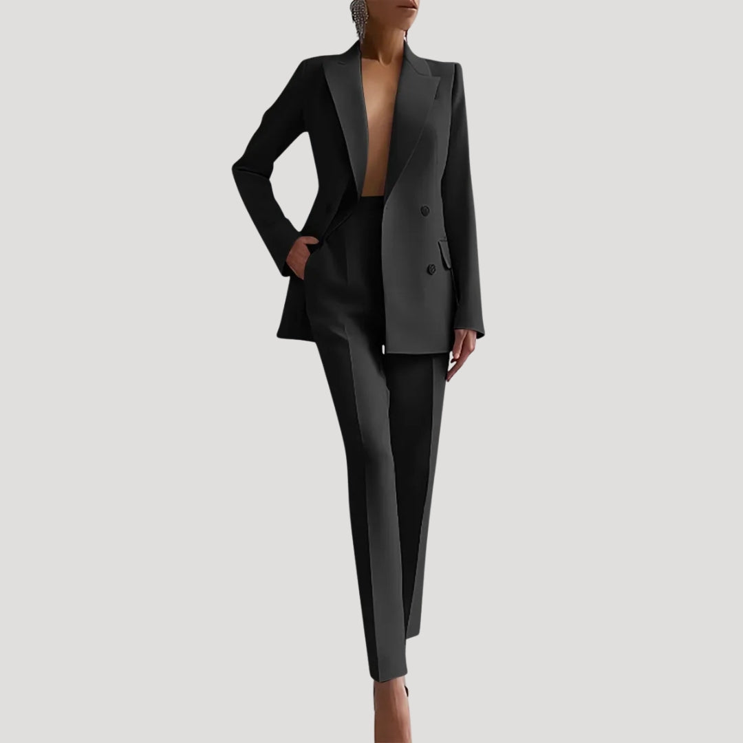 Women’s Blazer And Pants Matching Suit Two Piece Set
