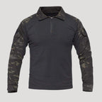 Men’s Tactical Quarter Zip Long Sleeve Combat Shirt