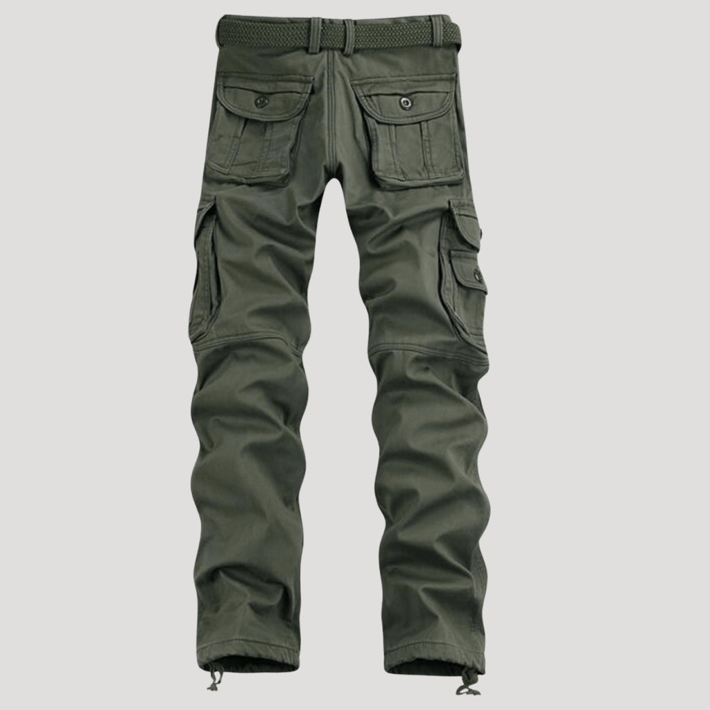 Men’s Cargo Pants Work Tactical Utility Multi Pocket Straight