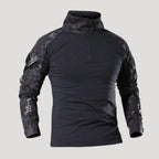 Men’s Tactical Quarter Zip Long Sleeve Combat Shirt