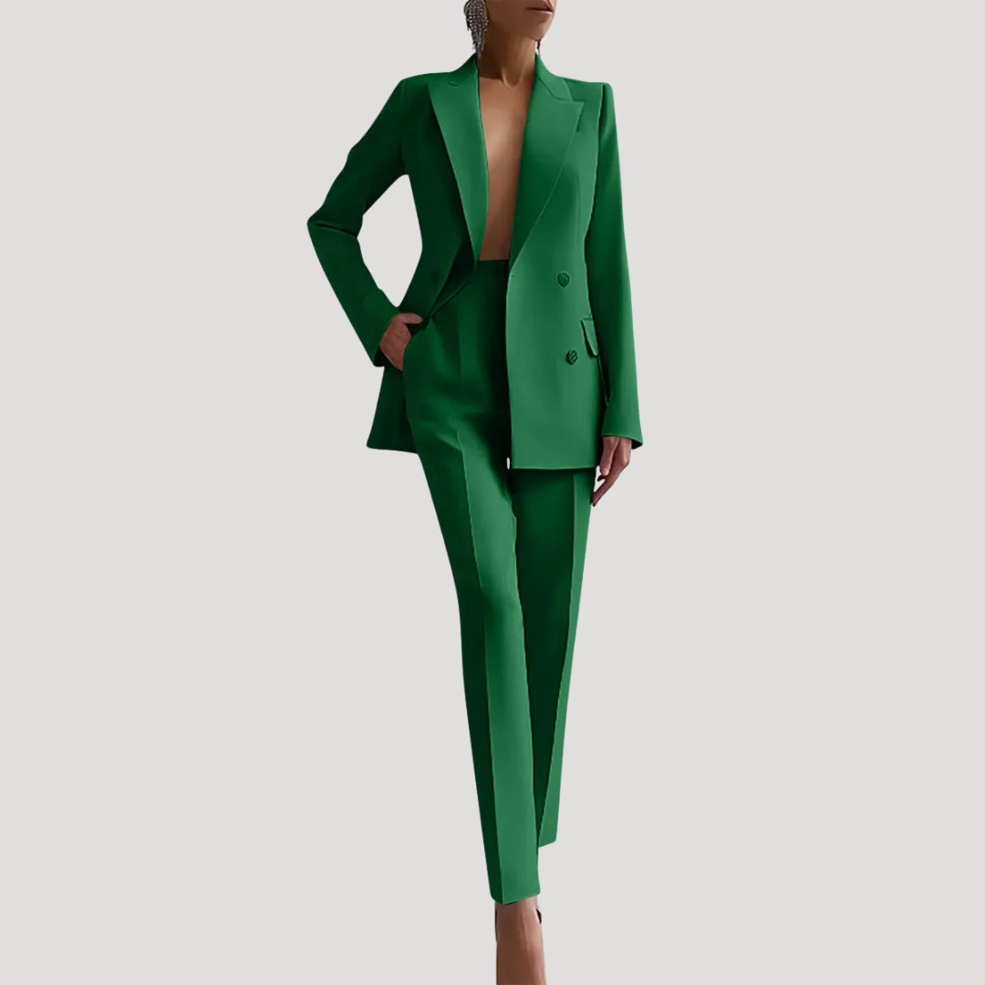 Women’s Blazer And Pants Matching Suit Two Piece Set