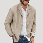 Men’s Button Up Overshirt Relaxed Fit Lightweight Casual Jacket