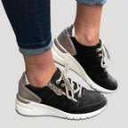 Women’s Lightweight Walking Sneakers Lace Up Casual Running Shoes
