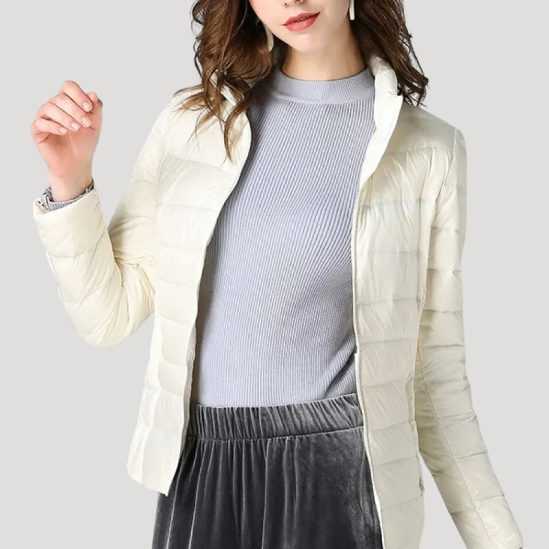Women’s Lightweight Puffer Jacket Zip Up Quilted Coat