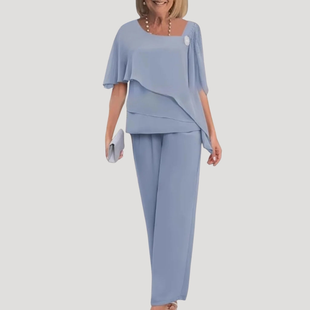 Women’s Matching Two Piece Top and Trousers Set