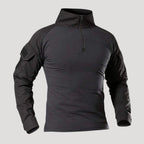 Men’s Tactical Quarter Zip Long Sleeve Combat Shirt