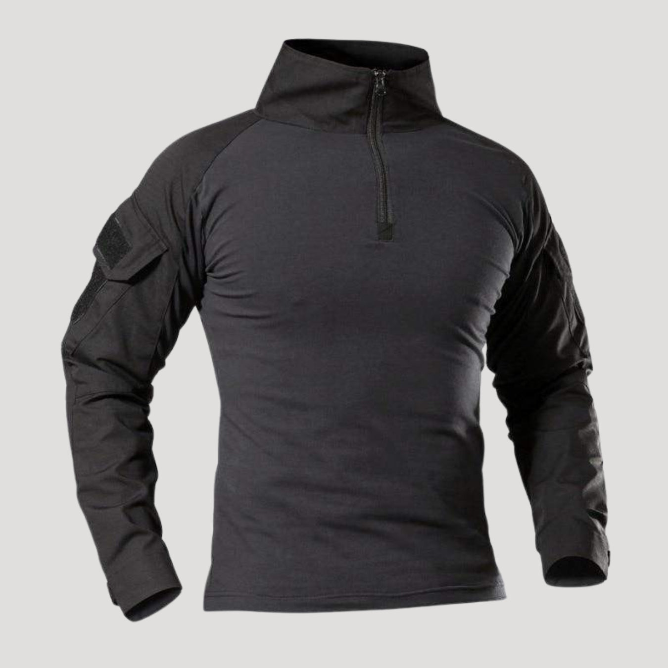 Men’s Tactical Quarter Zip Long Sleeve Combat Shirt
