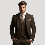 Men’s Three Piece Suit Slim Fit Blazer Vest Pants Set