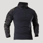 Men’s Tactical Quarter Zip Long Sleeve Combat Shirt