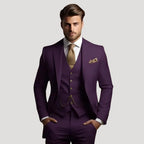 Men’s Three Piece Suit Slim Fit Blazer Vest Pants Set