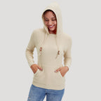 Women’s Knit Pullover Hoodie Casual Long Sleeve Waffle Sweatshirt