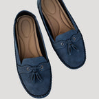 Women's Suede Loafers Tassel Slip On Casual Flats