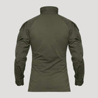 Men’s Tactical Quarter Zip Long Sleeve Military Shirt