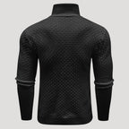 Men’s Textured Turtleneck Knit Sweater Casual Pullover Top