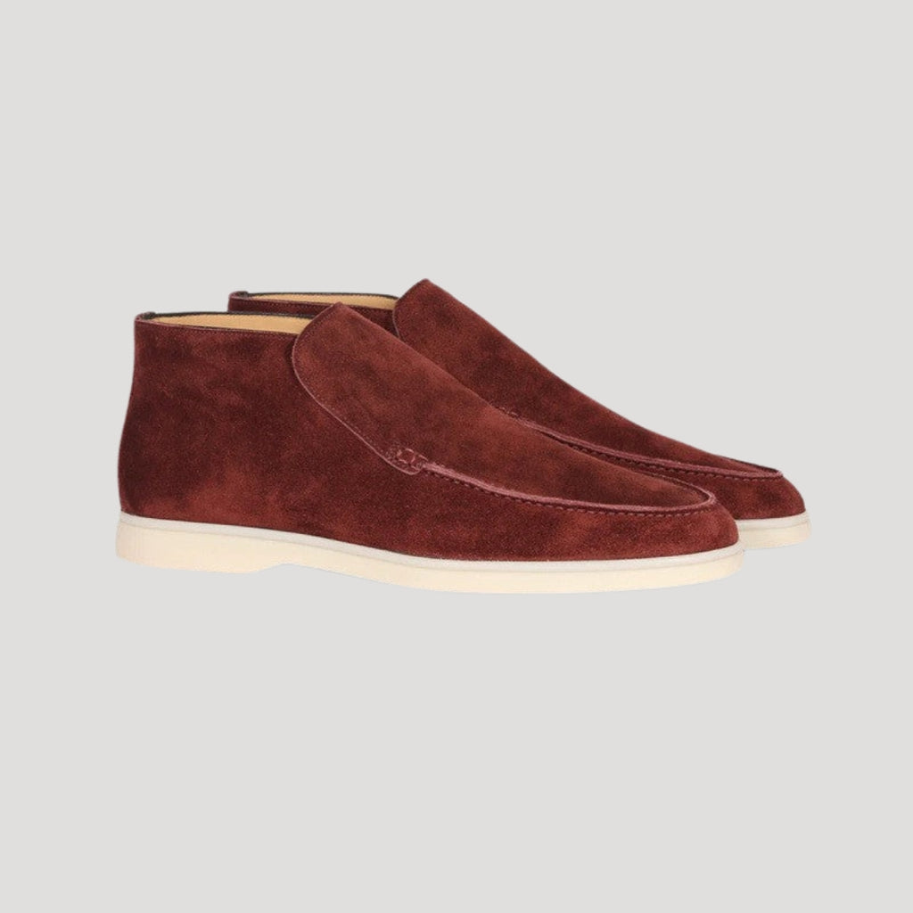 Men’s Suede Loafers Slip On Casual Lightweight Shoes