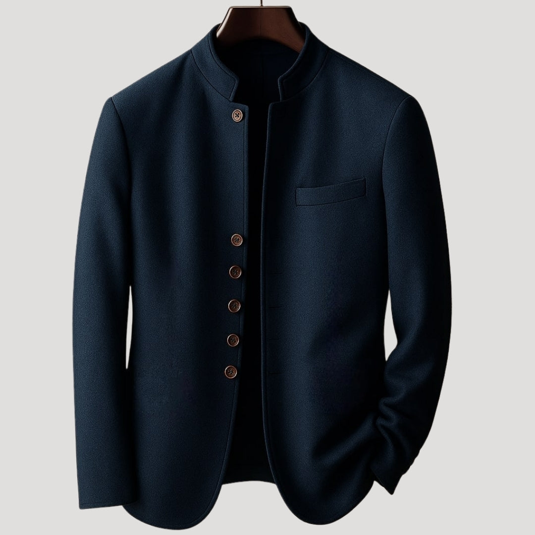 Men’s Jacket Slim Fit Button Casual Blazer Lightweight