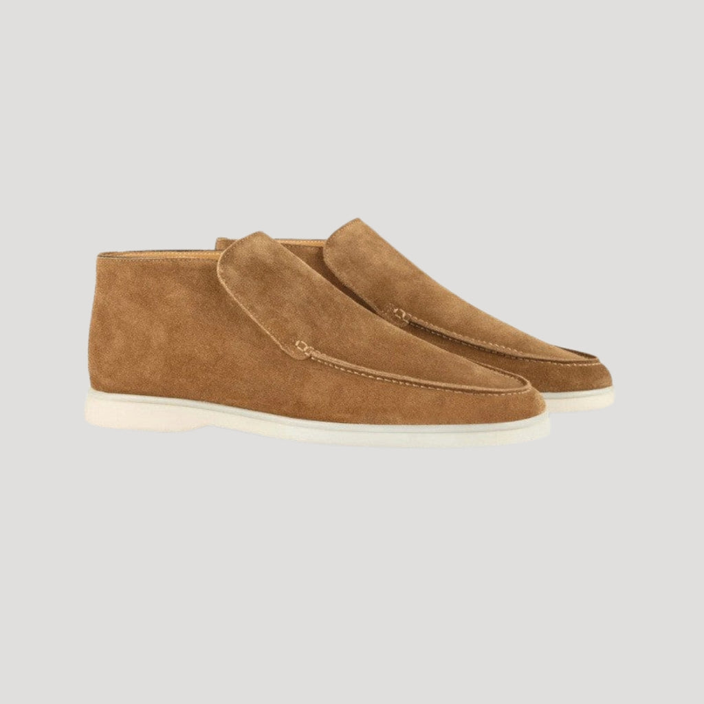 Men’s Suede Loafers Slip On Casual Lightweight Shoes