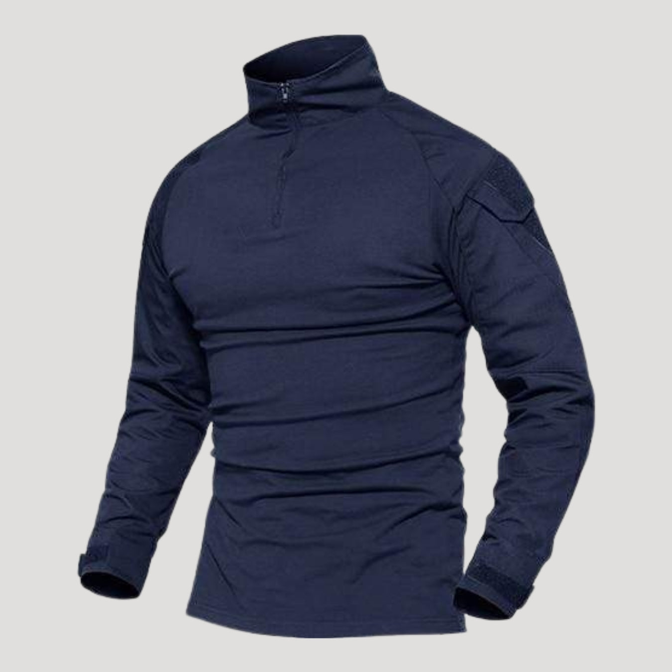 Men’s Tactical Quarter Zip Long Sleeve Military Shirt