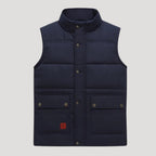 Men’s Puffer Vest Quilted Sleeveless Jacket Utility Outerwear