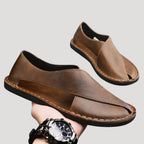 Men’s Slip On Casual Leather Summer Shoes