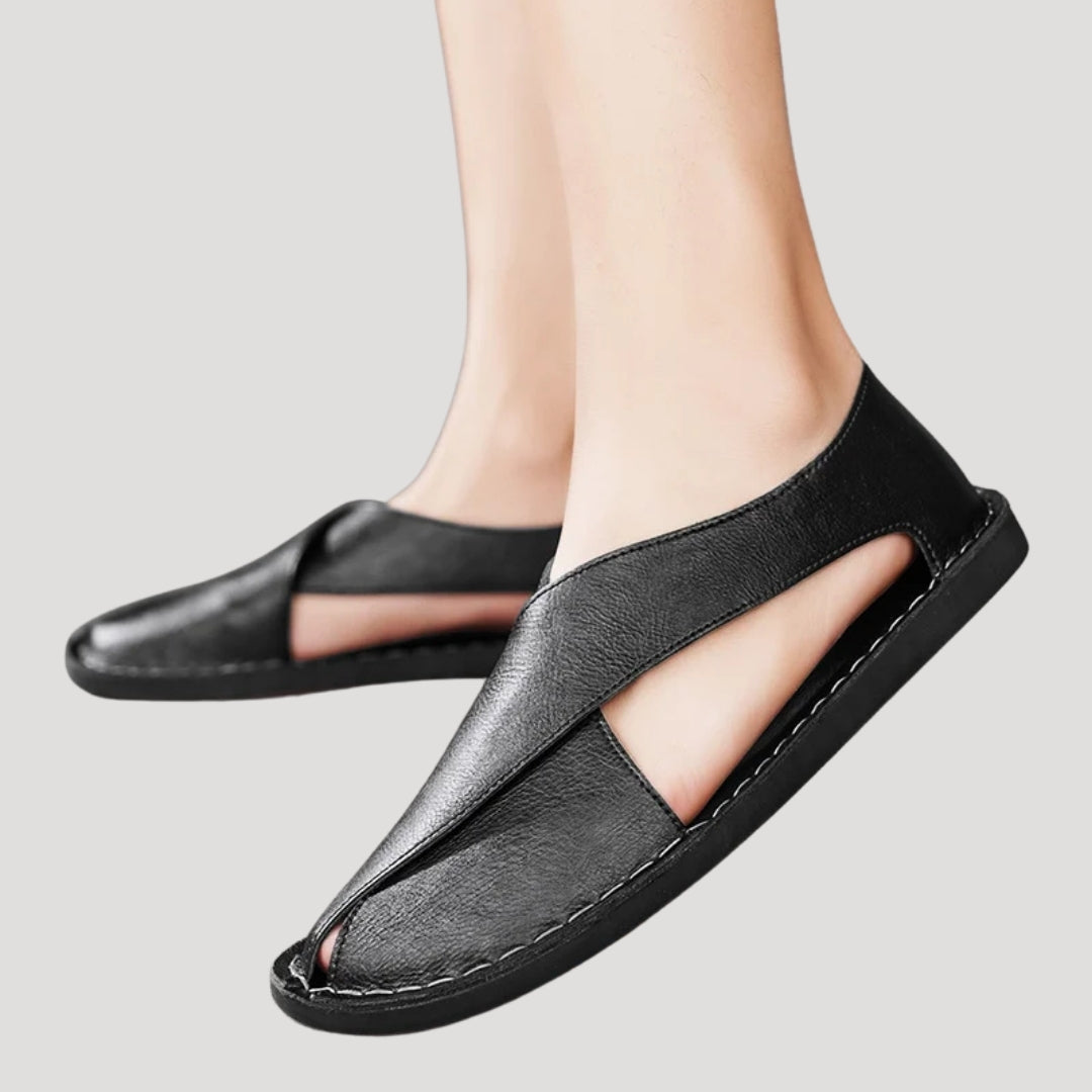Men’s Slip On Casual Leather Summer Shoes