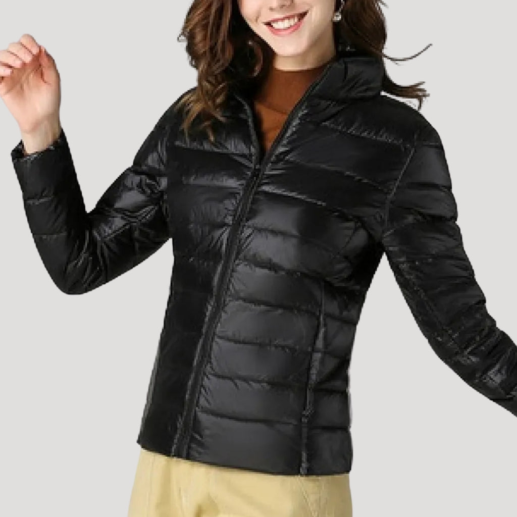 Women’s Lightweight Puffer Jacket Zip Up Quilted Coat