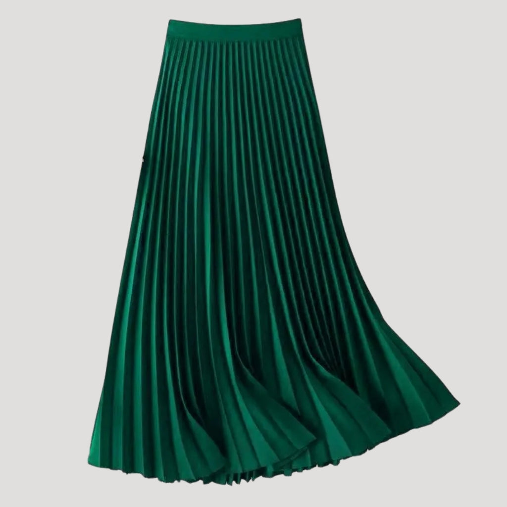 Women’s Pleated Skirts Wide Leg High Waist Flowing Casual