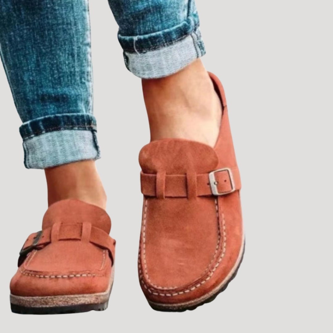 Women’s Slip On Clogs Buckle Strap Casual Comfort Shoes