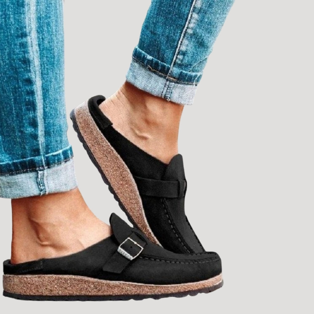 Women’s Slip On Clogs Buckle Strap Casual Comfort Shoes