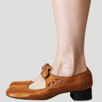 Women Mary Jane Shoes Low Heel Strap Classic Elegant