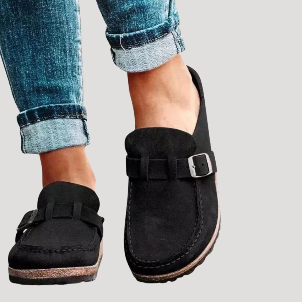 Women’s Slip On Clogs Buckle Strap Casual Comfort Shoes