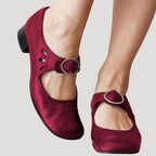 Women’s Mary Jane Shoes Low Heel Round Toe Dress Flats