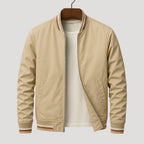 Mens Bomber Jacket Lightweight Casual Zip Up Outerwear