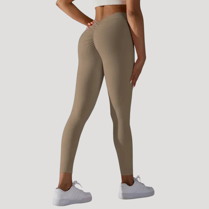Dámske Legíny Športové Fitness Gym Push Up Vysoký Pás Scrunch