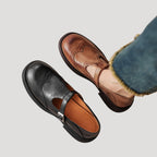 Women Mary Jane Flats Faux Leather Strap Classic