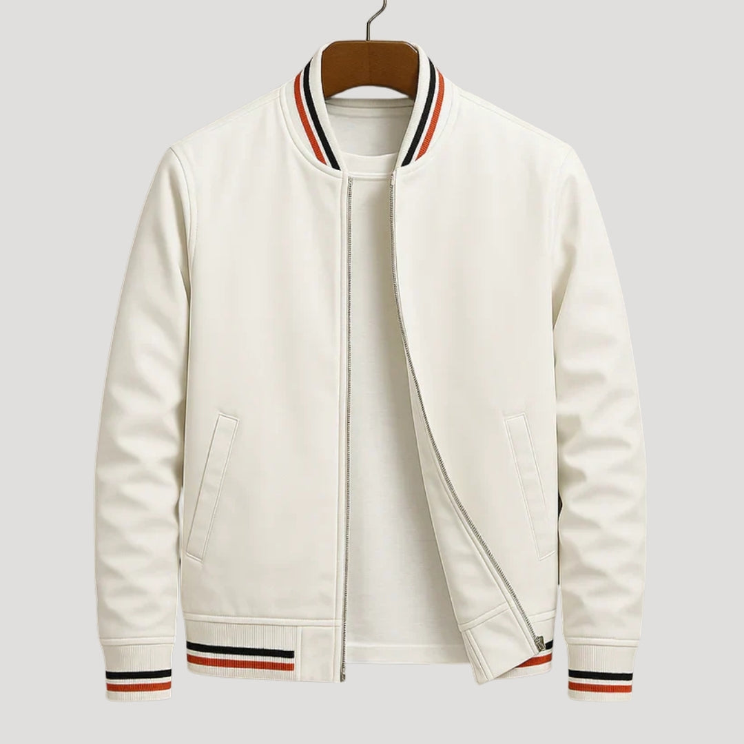 Mens Bomber Jacket Lightweight Casual Zip Up Outerwear