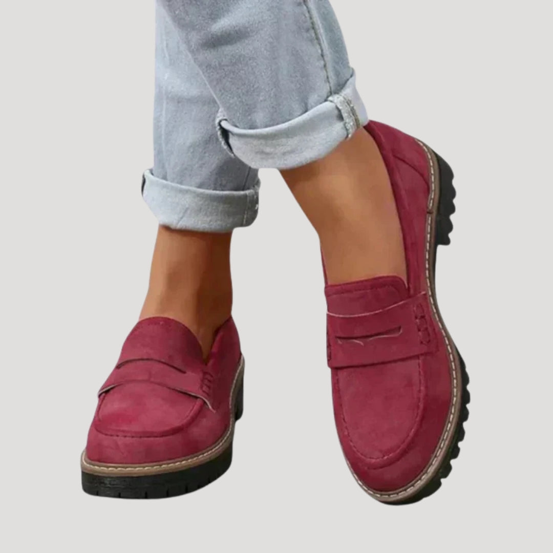 Women’s Loafers Platform Chunky Slip On Lug Sole
