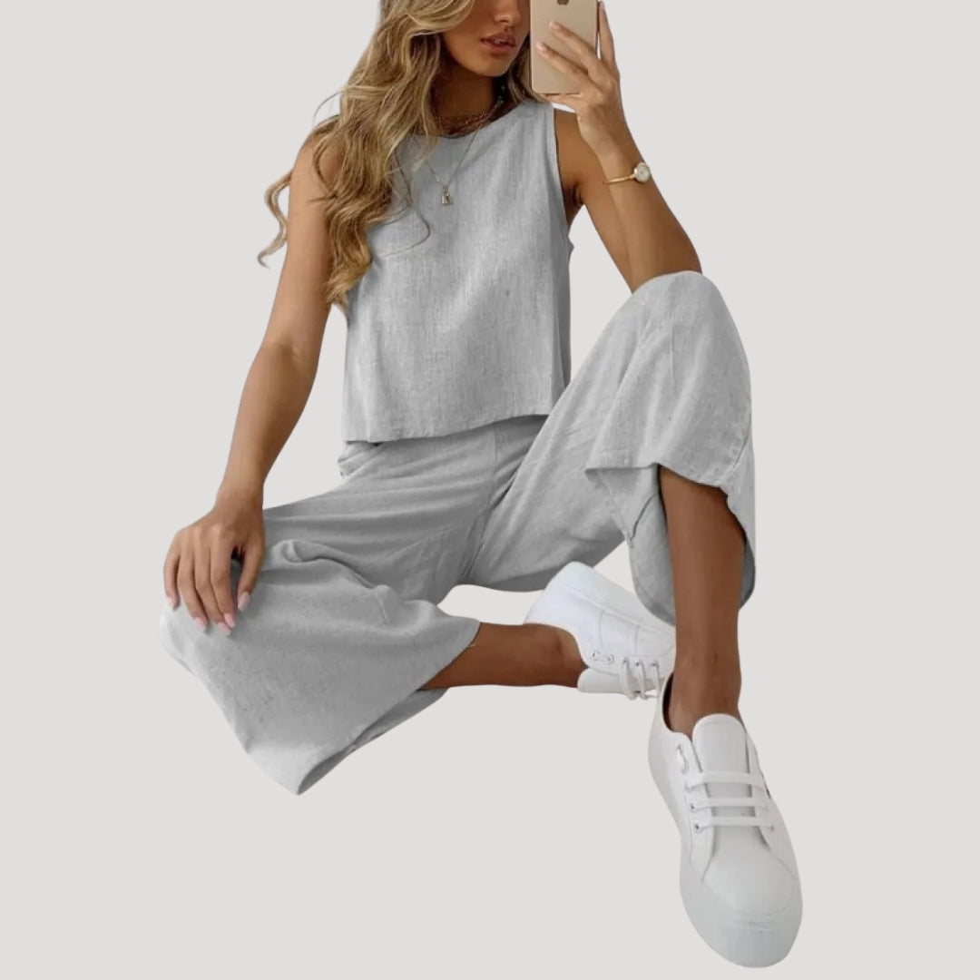 Women’s Matching Lounge Set Relaxed Fit Two Piece Outfit