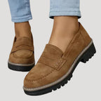 Women’s Loafers Platform Chunky Slip On Lug Sole