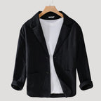 Mens Blazer Casual Lightweight Linen Sport Coat Jacket
