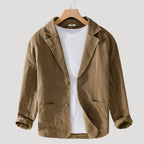 Mens Blazer Casual Lightweight Linen Sport Coat Jacket