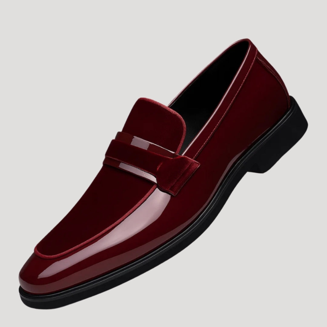 Men’s Velvet Dress Loafers Slip On Formal Party Shoes