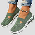 Women’s Slip On Trainers Breathable Knit Walking Shoes