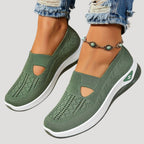 Women’s Slip On Trainers Breathable Knit Walking Shoes