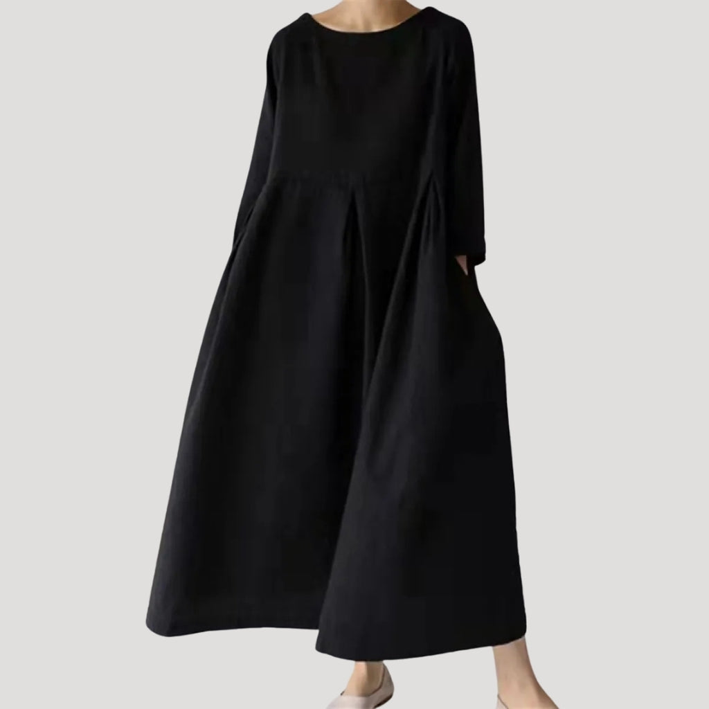 Women’s Loose Maxi Dress Long Sleeve Relaxed Flowing Gown