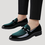 Men’s Velvet Dress Loafers Slip On Formal Party Shoes